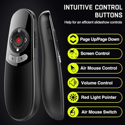 2 in 1 USB Type C Presentation Clicker Air Mouse - Image 2