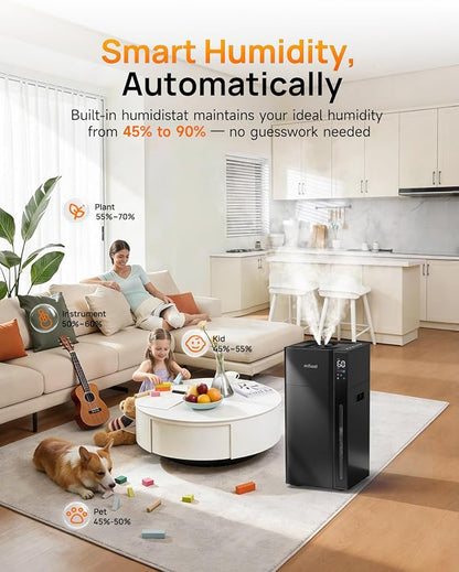 Mifasol Humidifier Large Room, 5.3Gal/20L Warm & Cool Mist Humidifiers - Image 4