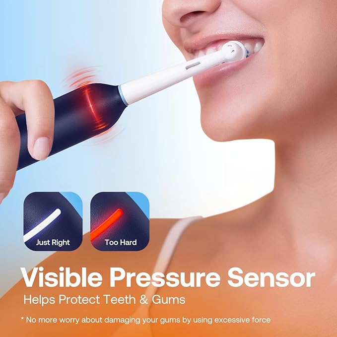 Bitvae R2 Rotating Travel Electric Toothbrush, 8 Professional Brush Heads - Image 5