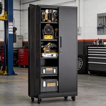 Garage Metal Storage Cabinet - Image 9
