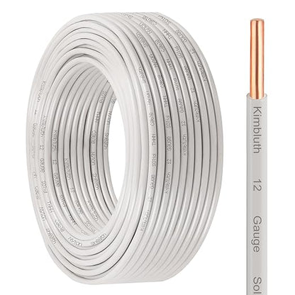 THHN Wire 12 Gauge 75 FT OFC Electrical Wire, 12 AWG Solid Copper Wire Rated up by SimpleandPractical