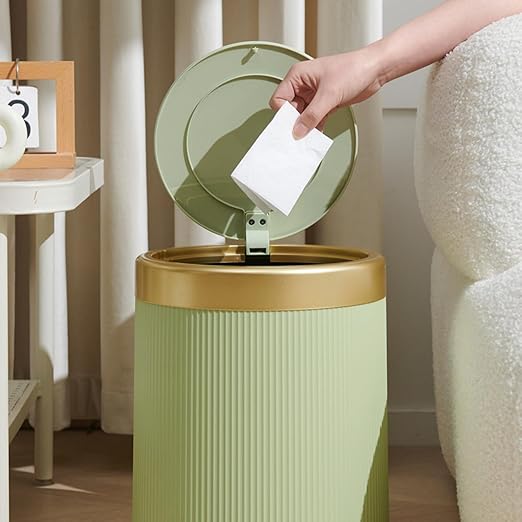 URALFA 3.7 Gallon Automatic Motion Sensor Bathroom Trash Can - Image 4