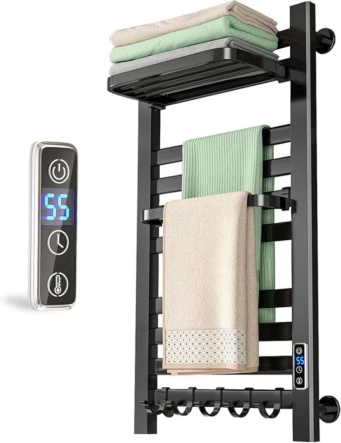 Electric Towel Warmer, Wall Mounted Heated Towel Racks by MEGEYUNENGLLC