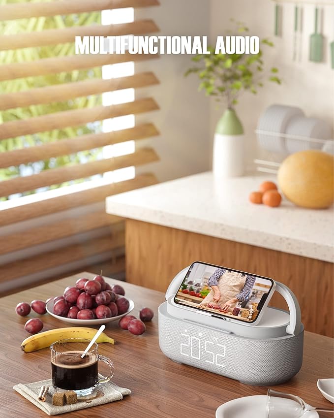 COLSUR Bluetooth Speaker Alarm Clock - Image 7