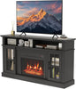 SIMOE Fireplace TV Stand up to 40'' 65'' TV, 58 inch Electric Fireplace TV by SIMOE