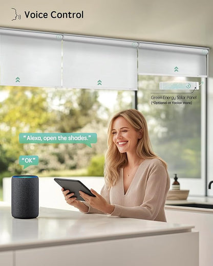 Yoolax Motorized Blinds with Remote, Smart Blinds - Image 2