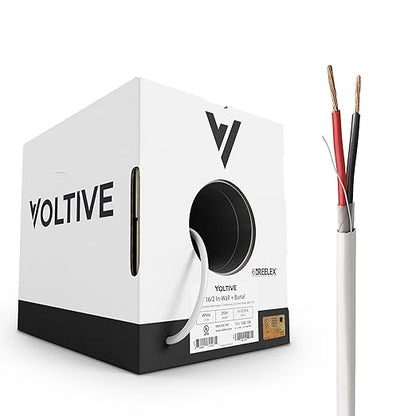 Voltive 16/2 Speaker Wire, in-Wall CL3 & Direct Burial, 250ft by Voltive