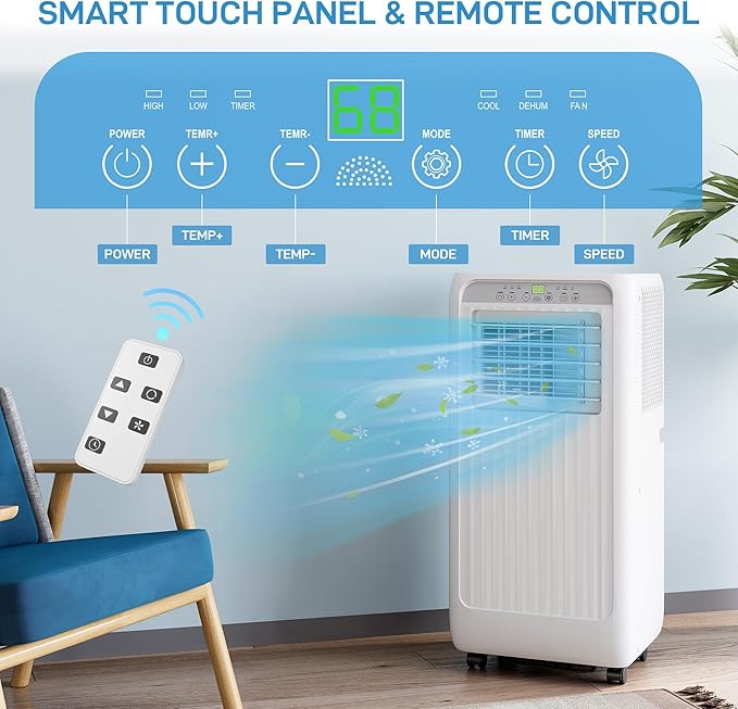 Portable Air Conditioners, 10000 BTU Cooling Capacity - Image 2