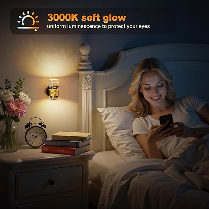 JandCase Motion Sensor Night Light, Wireless Rechargeable Night Light Wall - Image 6