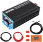 2200W Pure Sine Wave Inverter, 1 USB Port 5v/2.4a, LCD Display&Remote Controller by Unknown