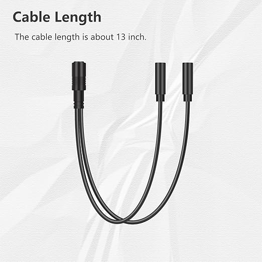 Bolvek 2 Pack 3.5mm 1/8" TRS Stereo 1-Female to Dual 2-Female Jack Splitter - Image 4