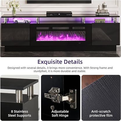 oneinmil 2 Tier TV Console Stand - Image 6