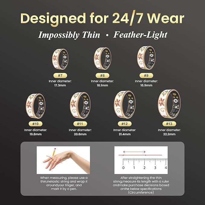 Enamel Craft Smart Ring for Women & Men - Image 2