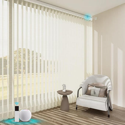 Blindify Motorized Sheer Vertical Blinds by BlindifyOffical