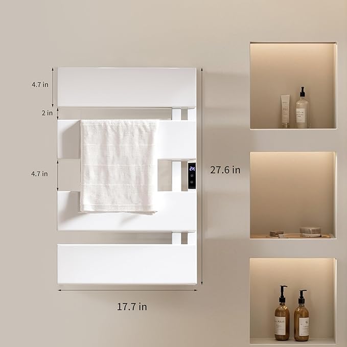 Electric Heated Towel Warmer Rack - Image 6