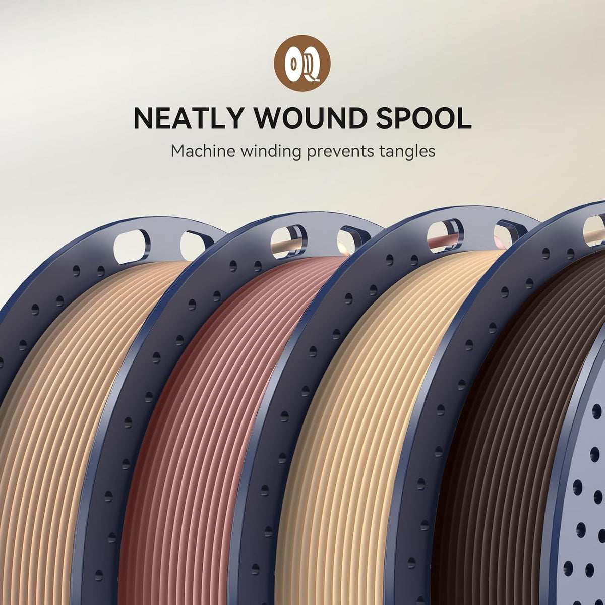 SUNLU Wood PLA Filament 1.75mm, 250g Spool Bundle, 3D Printer Filament