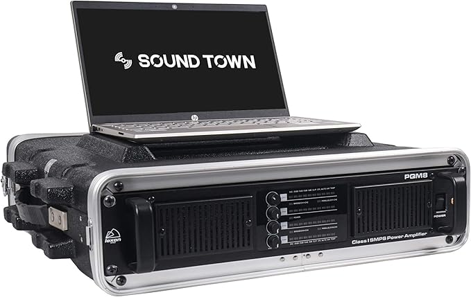 Sound Town Lightweight 4U PA DJ Rack/Road Case by SOUNDTOWN