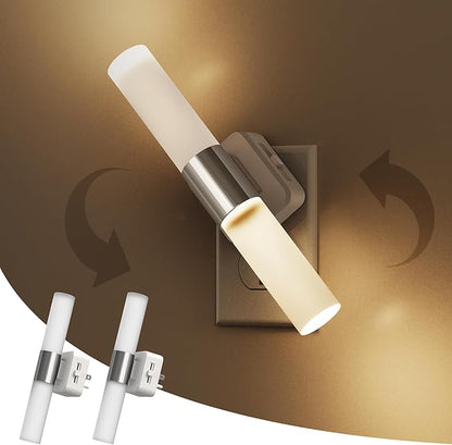 L LOHAS LED Night Light, 2 Pack Night Lights Plug into Wall, 3000K Soft White by LLOHASLED