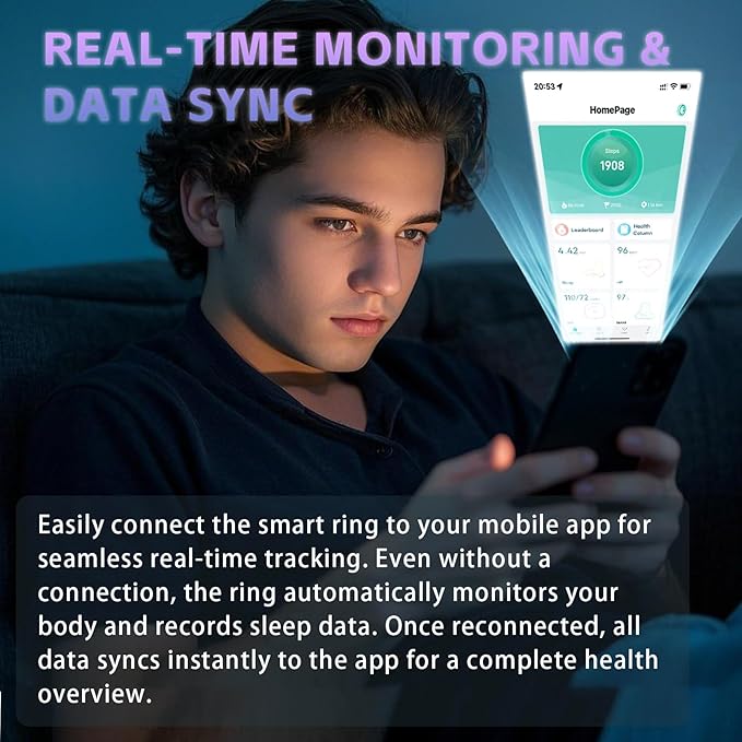 Activity Tracker Ring for Men – Smart Ring - Image 5