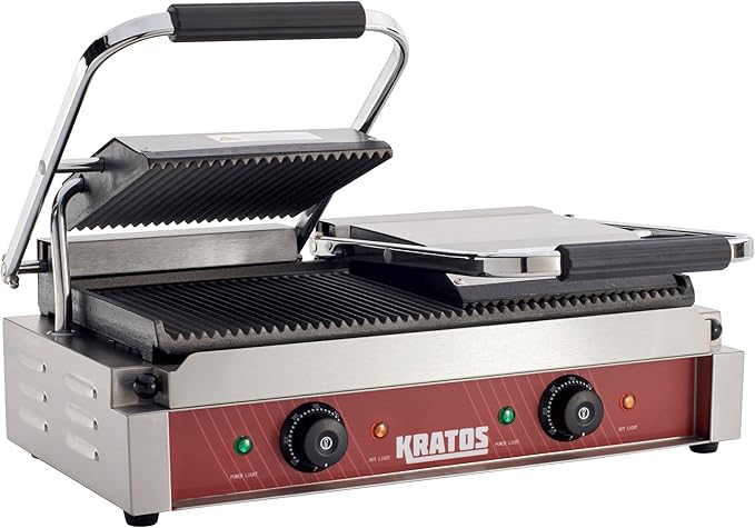 Kratos Commercial Electric Panini Sandwich Grill - Image 3