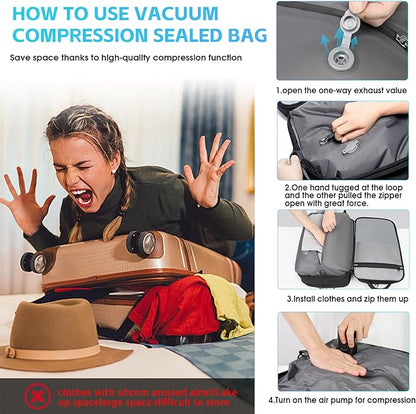 Vacuum Seal Travel Backpack, Expandable Vacpack Backpack - Image 3