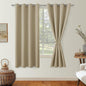 Hiasan Blackout Curtains for Bedroom, 52 x 63 Inches Length by Hiasan