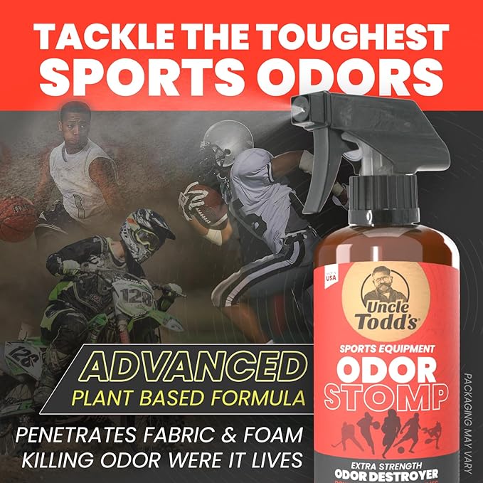 Uncle Todd’s Odor Stomp Sports Equipment Odor Eliminator Spray - Image 2