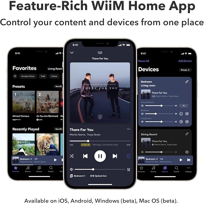 WiiM Pro AirPlay 2 Receiver, Google Cast Audio, WiFi Multiroom Streamer - Image 5