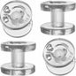 Pleated Shade Hold Downs Spool Tensioner 4pcs Window Covering Hardware Cord Retainer Spool for RV Day/Night Shades
