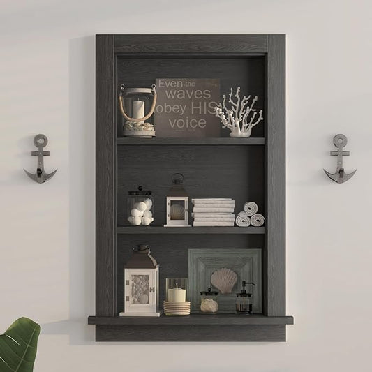Recessed Medicine Cabinet, 14x24 in Wall Bathroom Cabinet by Mepplzian