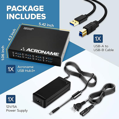 Acroname - Managed USB Switch/Hub 2 Computers - 9 Port, Fast Charge, Industrial - Image 5