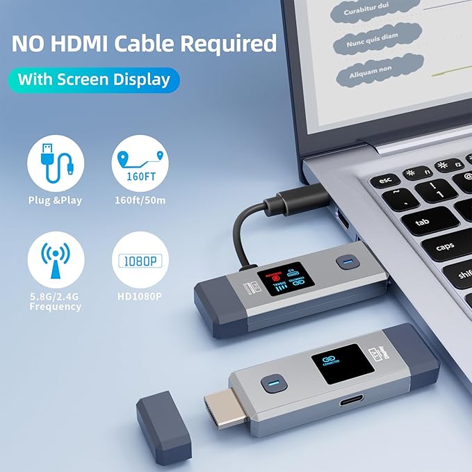 Wireless HDMI Transmitter and Receiver 328ft/100m - Image 2