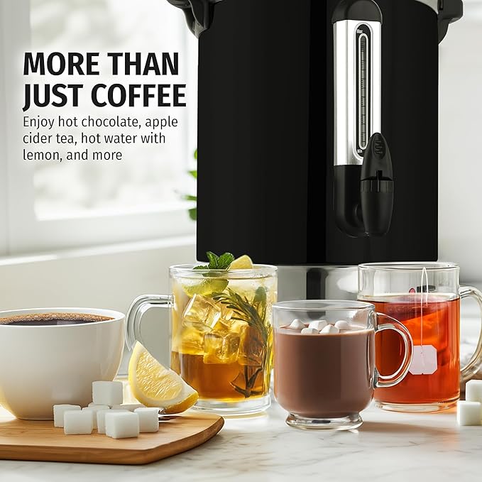 Zulay Kitchen Commercial Grade Coffee Maker Hot Water Urn - Image 2