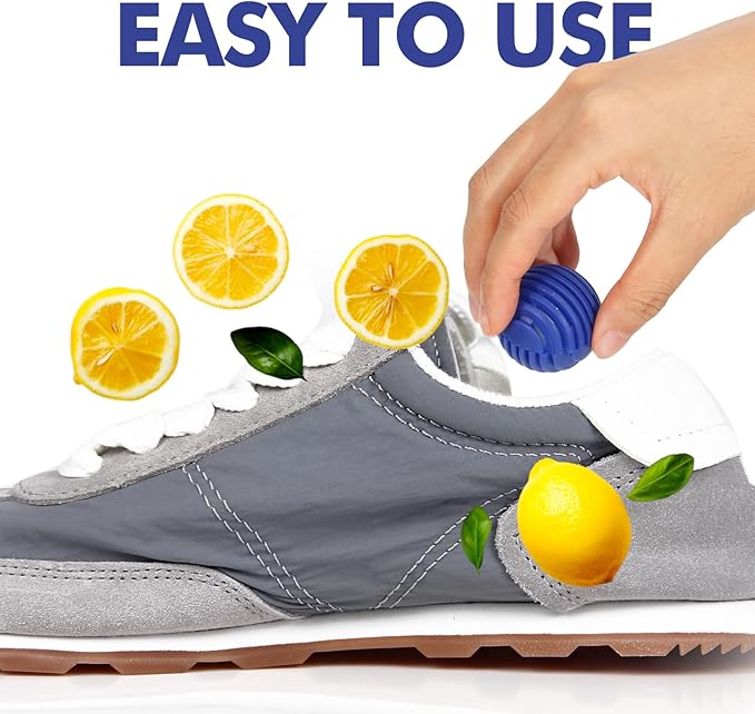 Sneaker Deodorizer Balls Escape Scent 6 Pack, Odor Eliminator Balls - Image 3