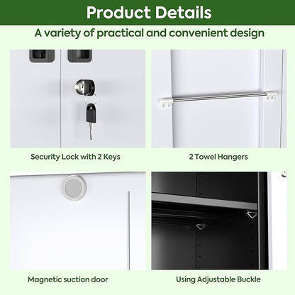 Broom Closet Storage Cabinet - Image 7