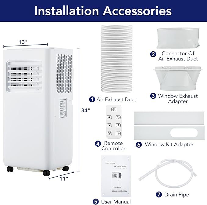 10000 BTU Portable Air Conditioners - Image 7