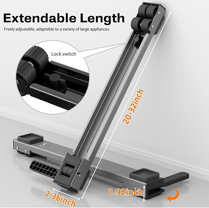 KVRG Appliance Rollers Heavy Duty, Newest Extendable Appliance Sliders - Image 2