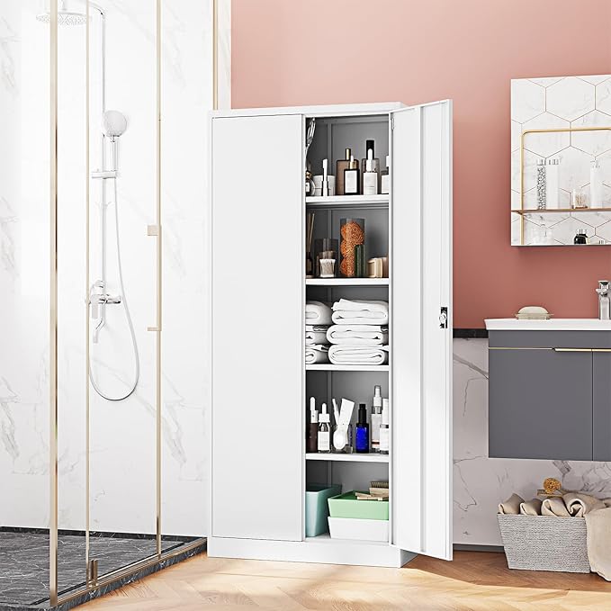 Metal Storage Cabinet-72” Tall Steel File Cabinets - Image 9