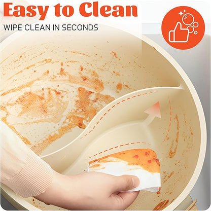 TWIN™ Electric Hot Pot with Divider | PFAS-Free Ceramic Nonstick Pot | EvenHeat - Image 5