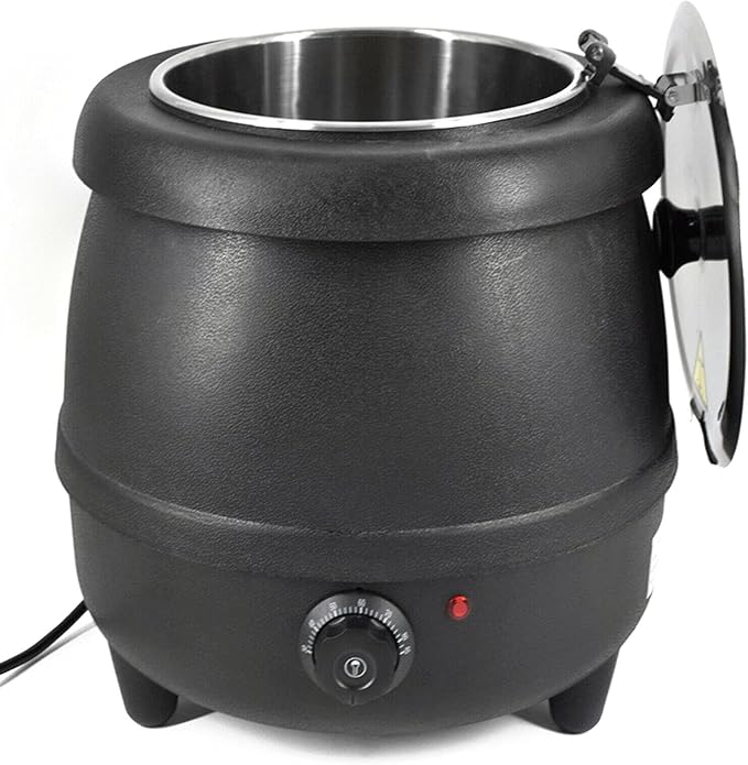 10L Commercial Electric Soup Kettle Pot Soup Maker Stainless Steel Insert Pot - Image 4