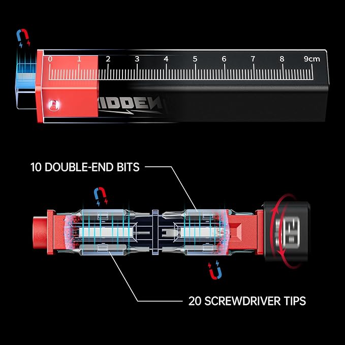 JAKEMY 20 in 1 Metal Precision Screwdriver Set, Manual Pen Shaped Screwdriver - Image 4