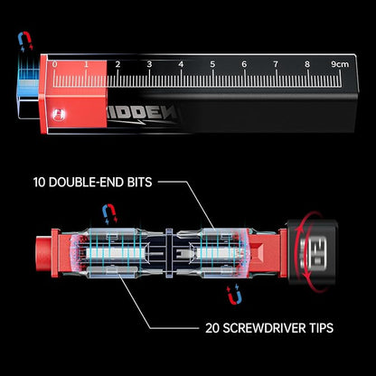 JAKEMY 20 in 1 Metal Precision Screwdriver Set, Manual Pen Shaped Screwdriver - Image 4