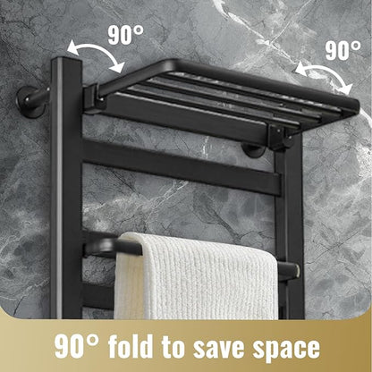 Heated Towel Rack for Bathroom Towel Warmer Racks Wall Mounted - Image 4
