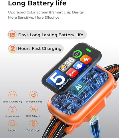 Upgraded Dog Bark Collar, Smart AI Barking Collar - Image 3