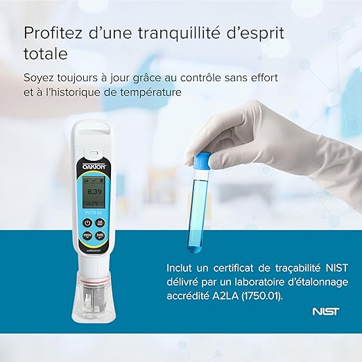 Oakton AO-35634-35 PCTSTestr 50 Waterproof Pocket pH/Cond/TDS/Salinity Tester - Image 6