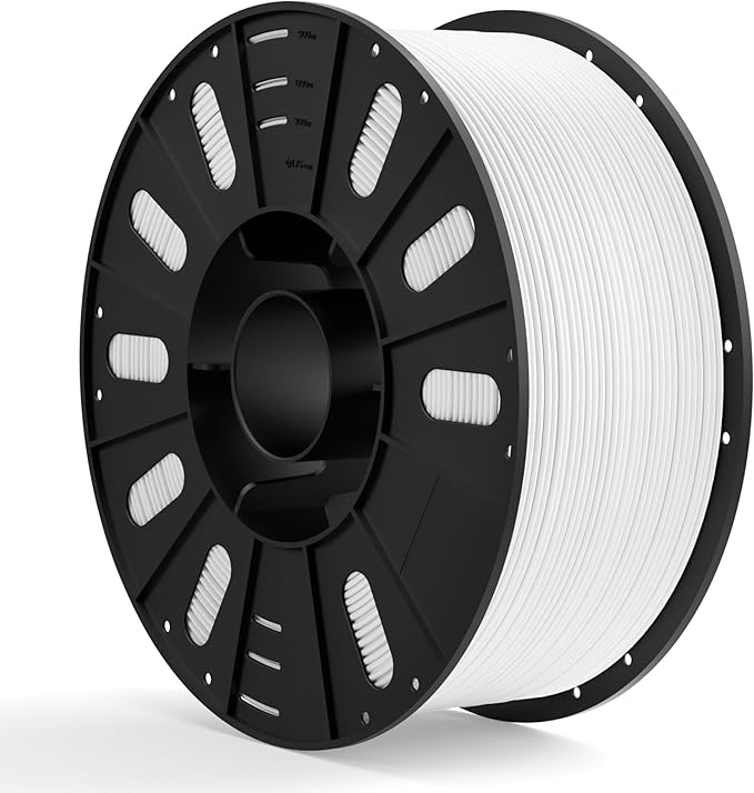 ELEGOO PLA Filament 1.75mm White 3KG, 3D Printer Filament Dimensional Accuracy by ELEGOO