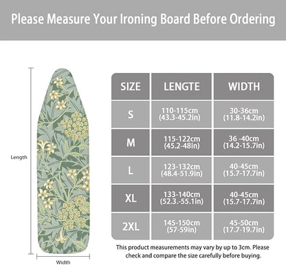 ZCFYGDX 15x48 in Ironing Board Covers Easy to Install Resistant, Elastic Edge 3 - Image 6