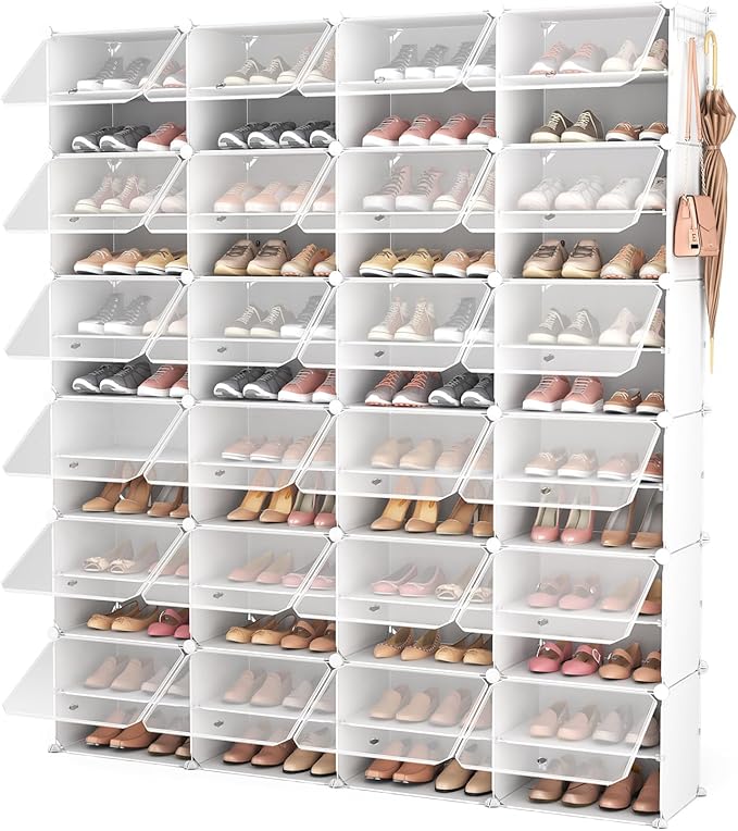ROJASOP Shoe Storage Cabinet, 12-Tier Shoe Organizer 96 Pairs Extra Large by ROJASOP