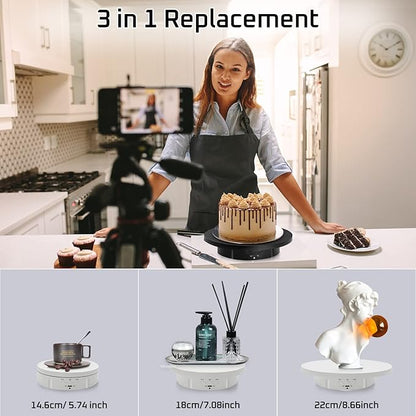 JAYEGT 3in 1 Motorized Rotating Display Stand - Image 3