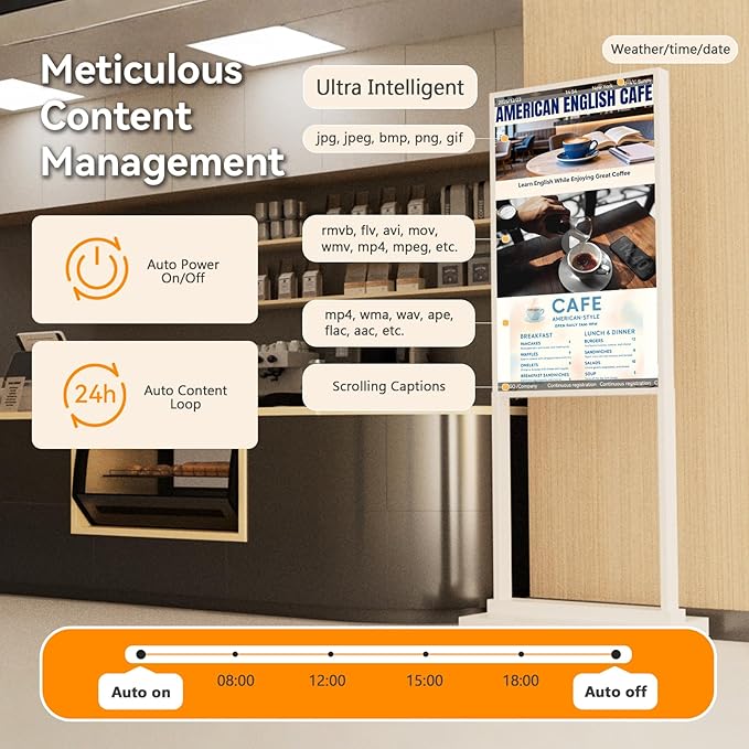 Canlarriz Digital Signage Kiosk 32 inch Digital Menu Board - Image 3